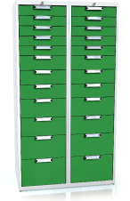 Universal cabinet for workbenches 1773 x 963 x 600 - 24x drawer